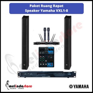 Paket Sound System Masjid Indoor Speaker Yamaha VXL1-8 | 2 Speaker